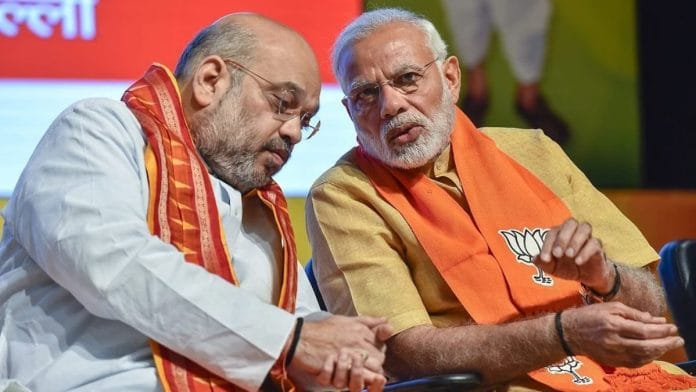 Prime Minister Narendra Modi and Amit Shah | Photo: PTI