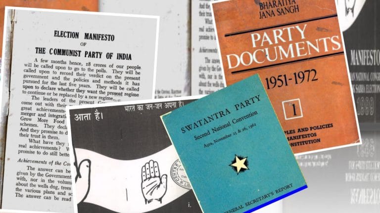 What do BJP, Congress and Left’s Lok Sabha election manifestos tell us about India since 1952