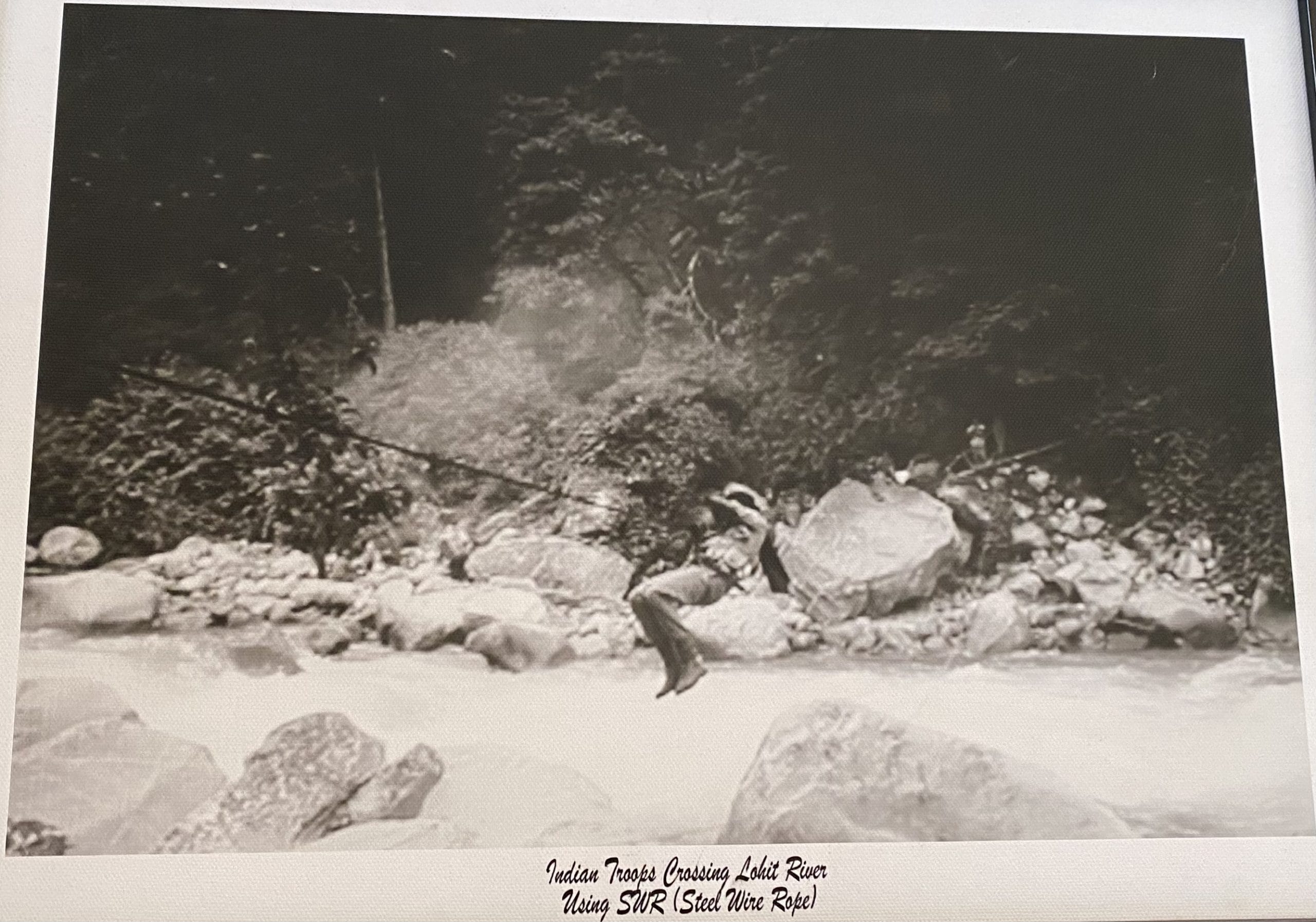 Soldiers crossing a river during the war | Suchet Vir Singh | ThePrint