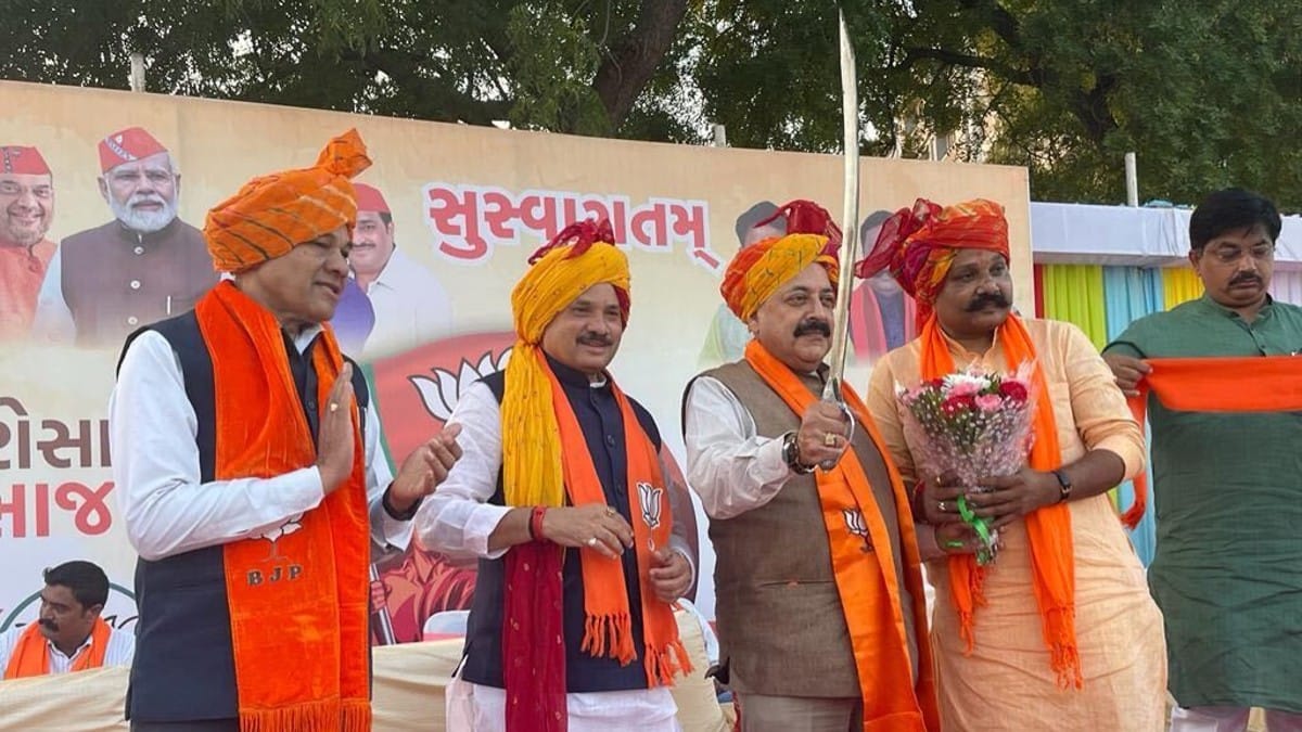 Jitendra Singh during Gaurav Yatra on 19 Oct | Shanker Arnimesh | ThePrint