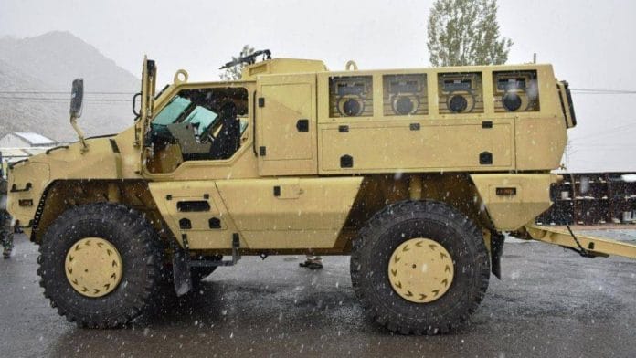 An M4 armoured vehicle | Source: Twitter, @ANI