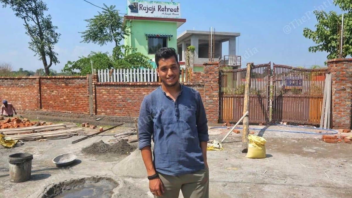 Mohit Sharma, owner of Rajaji Retreat resort, gave many insights about Vanantra resort | Praveen Jain | ThePrint