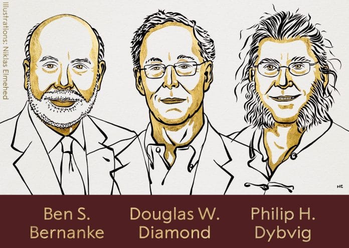 Royal Swedish Academy of Sciences award the 2022 Sveriges Riksbank Prize in Economic Sciences in Memory of Alfred Nobel to Ben S. Bernanke, Douglas W. Diamond and Philip H. Dybvig