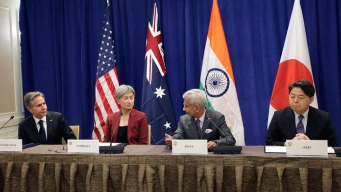 File photo of External Affairs Minister S. Jaishankar at Indo-Pacific Quad meet in New York | ANI