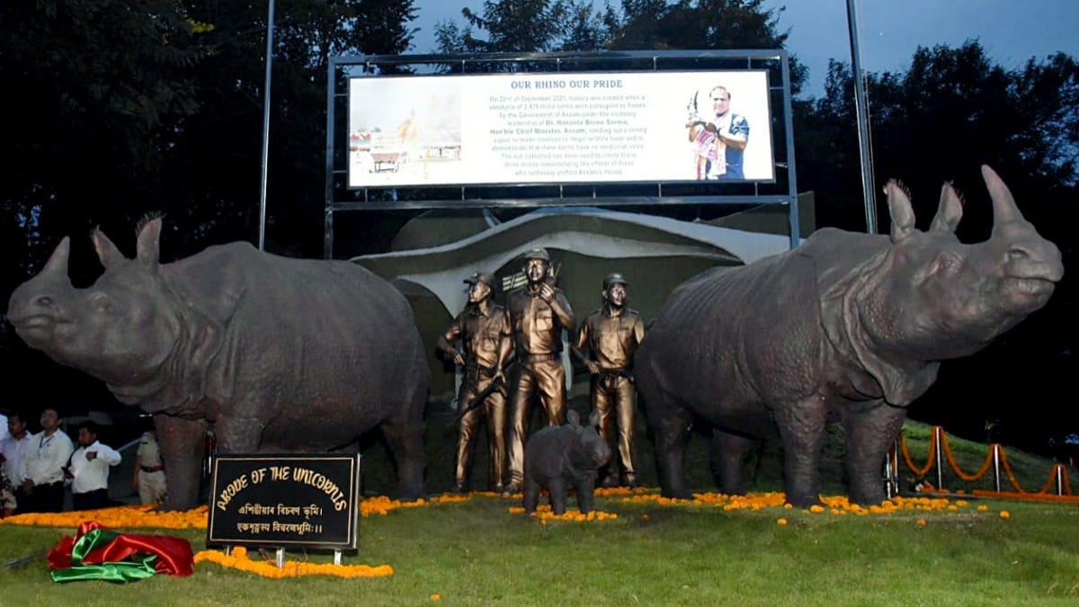 'Abode of the Unicorns' sculpture at Mihimukh | ANI