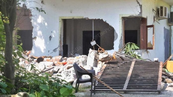 File photo of demolished Vanantra Resort, Uttarakhand | Praveen Jain | ThePrint