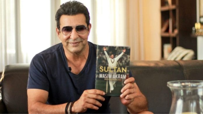 File photo of Wasim Akram | Twitter/@wasimakramlive
