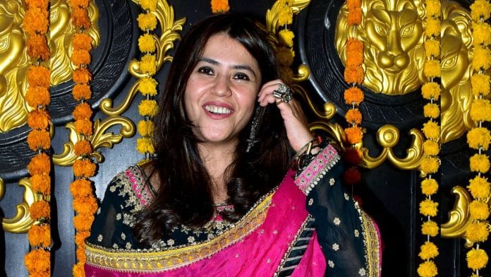 Film producer and director Ekta Kapoor | Image via Twitter/@EktaaRKapoor