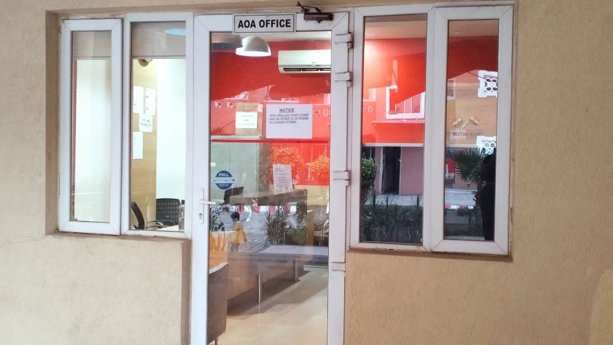 The AOA office | Photo: Tina Das | ThePrint