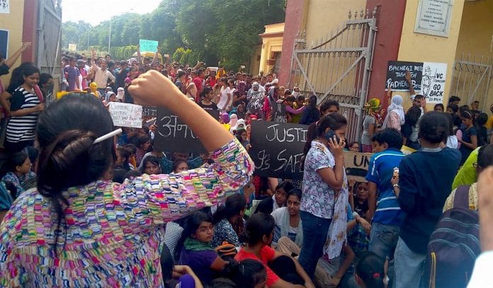 protest Representational image of a protest in BHU | Source: BHU Buzz