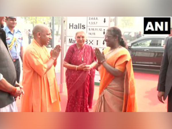 President Murmu arrives in Greater Noida to inaugurate India Water Week
