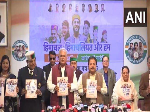 With promise for free electricity upto 300 units, Congress releases its manifesto for Himachal Pradesh polls