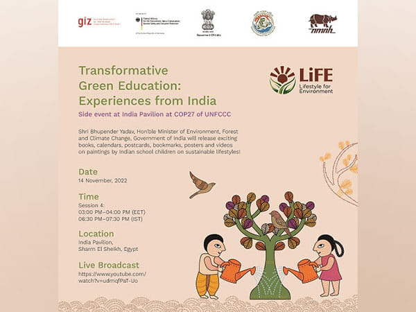 Side Event on Transformative Green Education at India Pavilion at COP27 of UNFCCC
