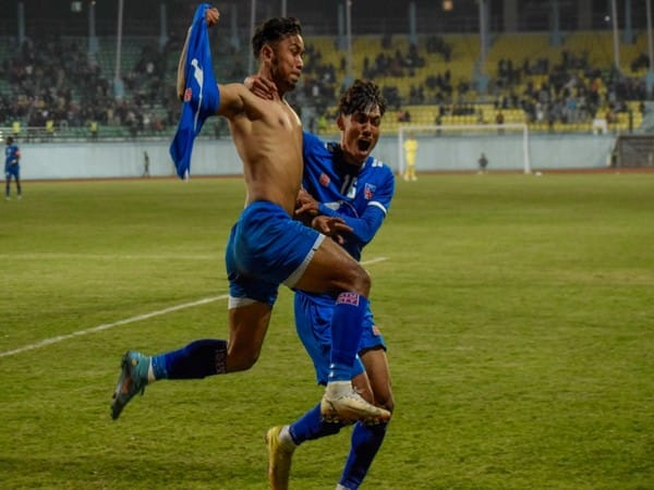 Nepal beats Pakistan in international friendly football match