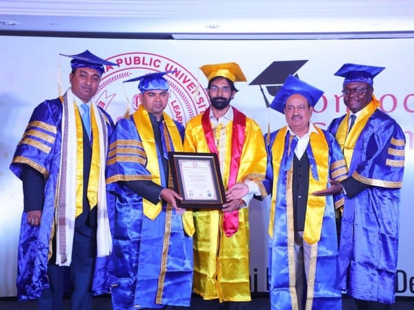 International committee bestows Renowned Optometrist and CEO of Tiya lens with honorary doctorate degree