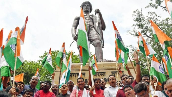 File photo of Har Ghar Tiranga campaign under Azadi Ka Amrit Mahotsav in Ranchi | ANI