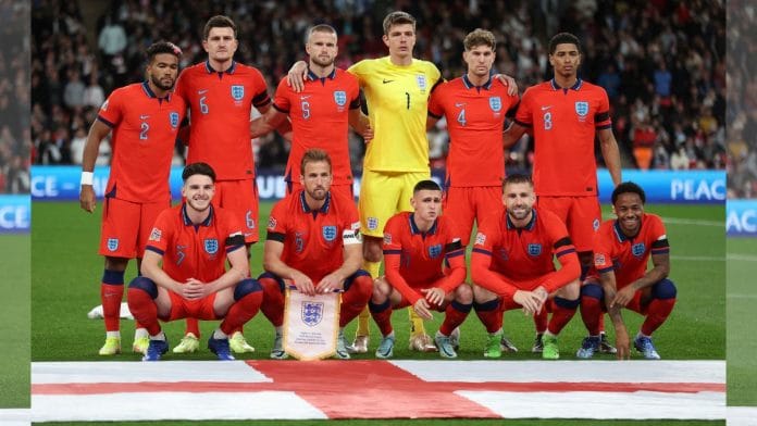 England players pose for a team group photo | File image | Action Images via Reuters