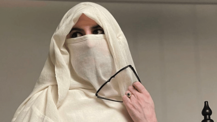 Yawar Iqbal as Bushra Bibi for Halloween | Yawar Iqbal/Instagram