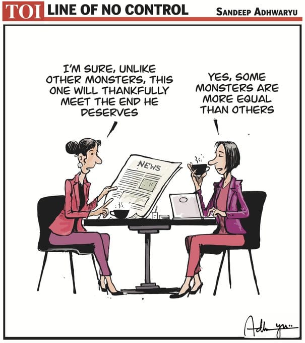 Sandeep Adhwaryu | Twitter @CartoonistSan