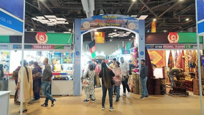 The Afghanistan pavilion at this year's India International Trade Fair at Pragati Maidan in Delhi | Photo: Pia Krishnankutty | ThePrint