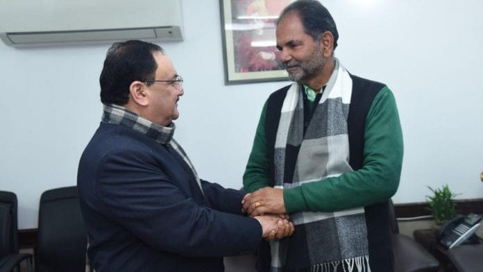 BJP rebel Kripal Parmar (right) claims BJP chief J. P. Nadda did not listen to his complaints on various occasions | Twitter | @KripalParmarbjp