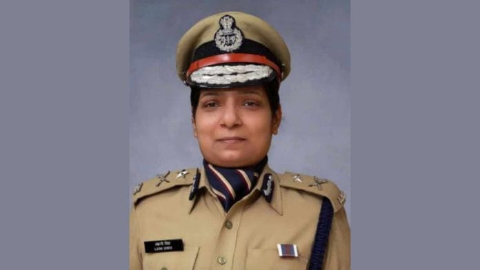 IPS officer Laxmi Singh | Image via Twitter/@MrAmresh_BJP