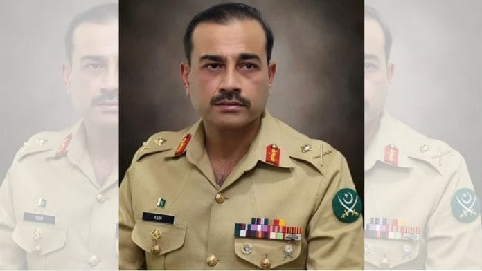 File photo of Pakistan Army Lt General Asim Munir | Twitter @IntelDte