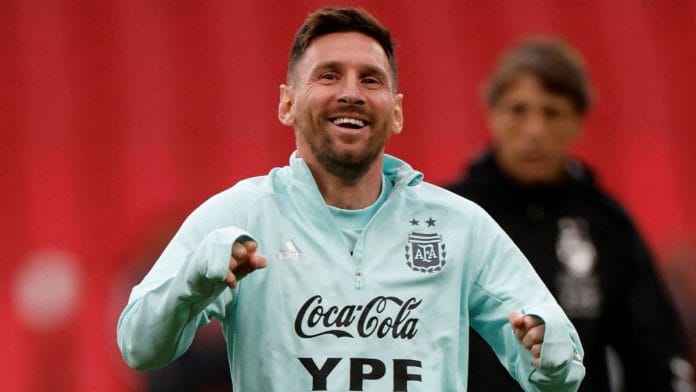 File photo of Argentina's Lionel Messi during training | Action Images via Reuters file photo