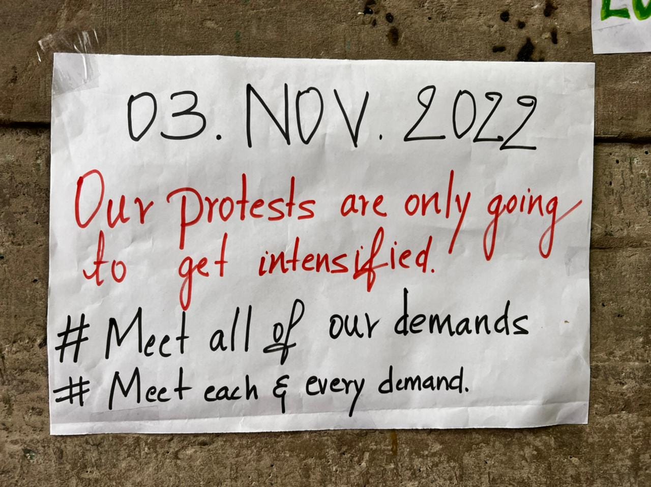 Posters at SAU | Soniya Agrawal | ThePrint