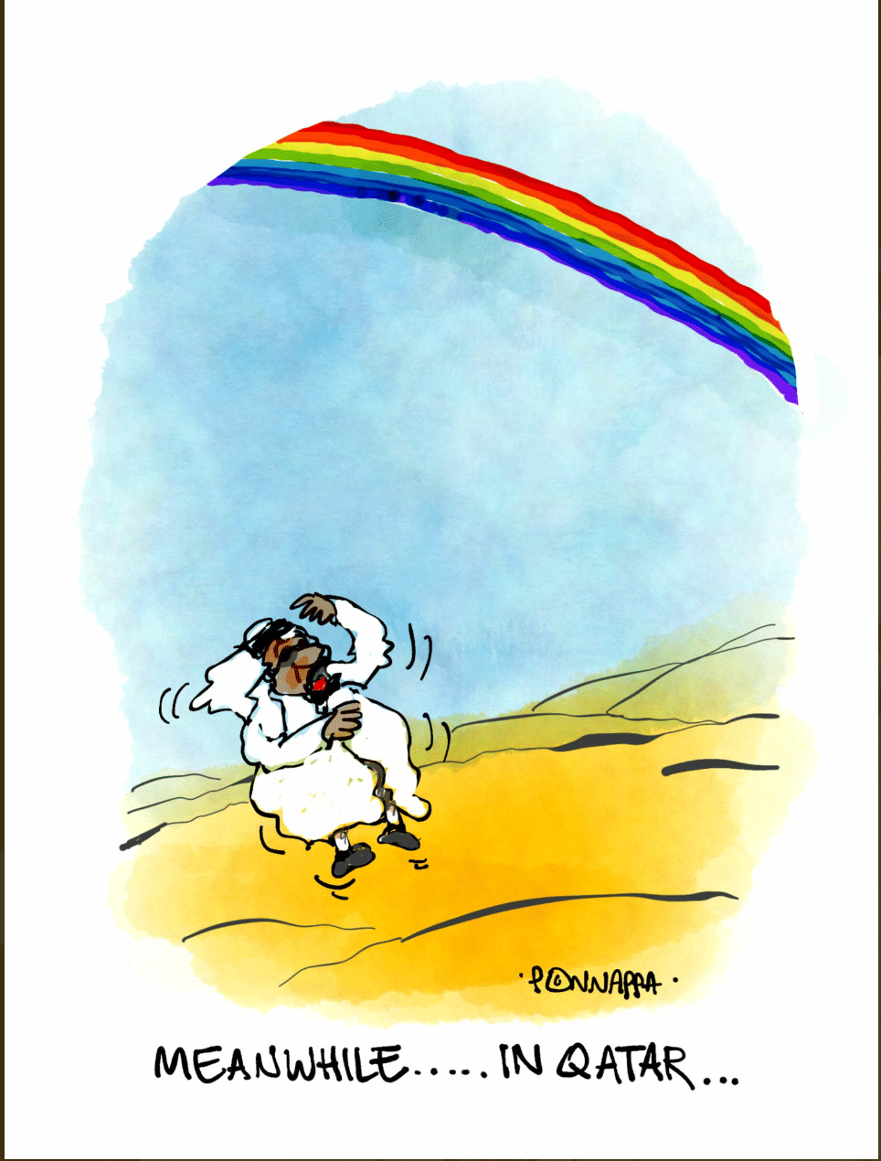 Nala Ponnappa | Twitter/@PonnappaCartoons