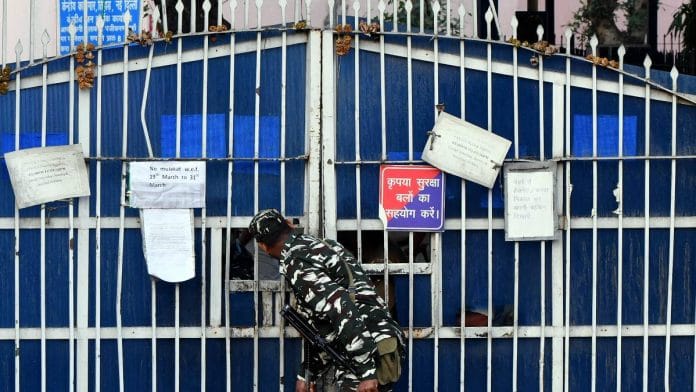 Representational photo of Tihar jail | ThePrint