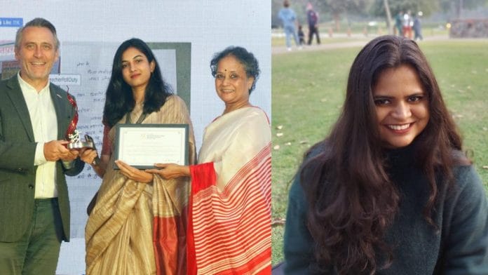 ThePrint journalists Jyoti Yadav (left) and Unnati Sharma