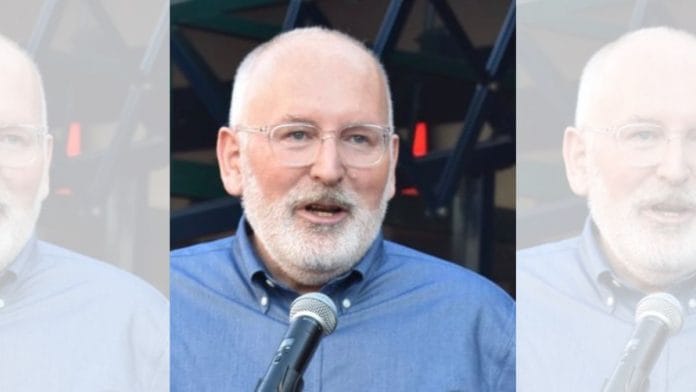 File photo of Frans Timmermans | Twitter | @TimmermansEU