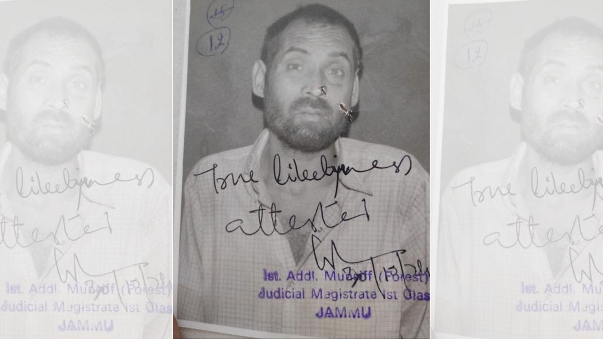 The image of Jai Parkash on case file | Photo by special arrangement