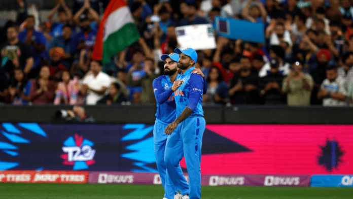 File photo of Virat Kohli and Surya Kumar Yadav | Image via ICC's Twitter | @ICC