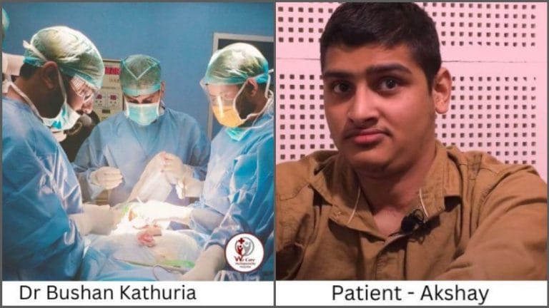 Dr Bhushan Kathuria completes another successful operation as he restores patient’s normal breathing