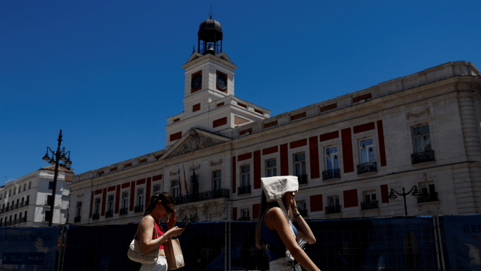 Puerta del Sol square during a hot day in Madrid | Reuters File Photo/Susana Vera