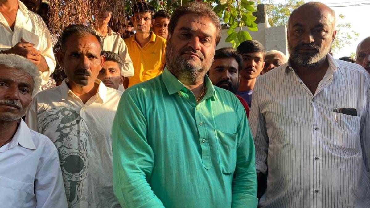 Kandhalbhai Jadeja, who is contesting from Kutiyana seat on a Samajwadi Party ticket | Photo: Moshumi Das Gupta | ThePrint