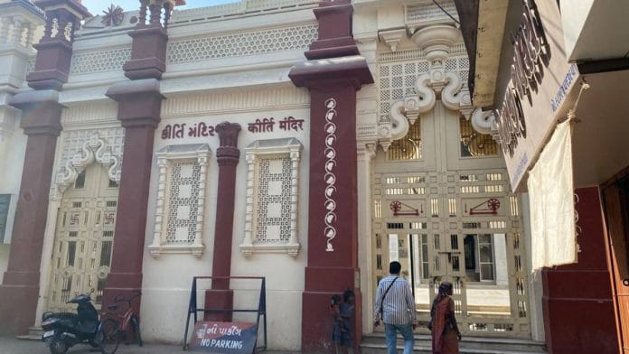 Kirti Mandir, Mahatma Gandhi's memorial in Porbandar | Photo: Moushumi Das Gupta | ThePrint
