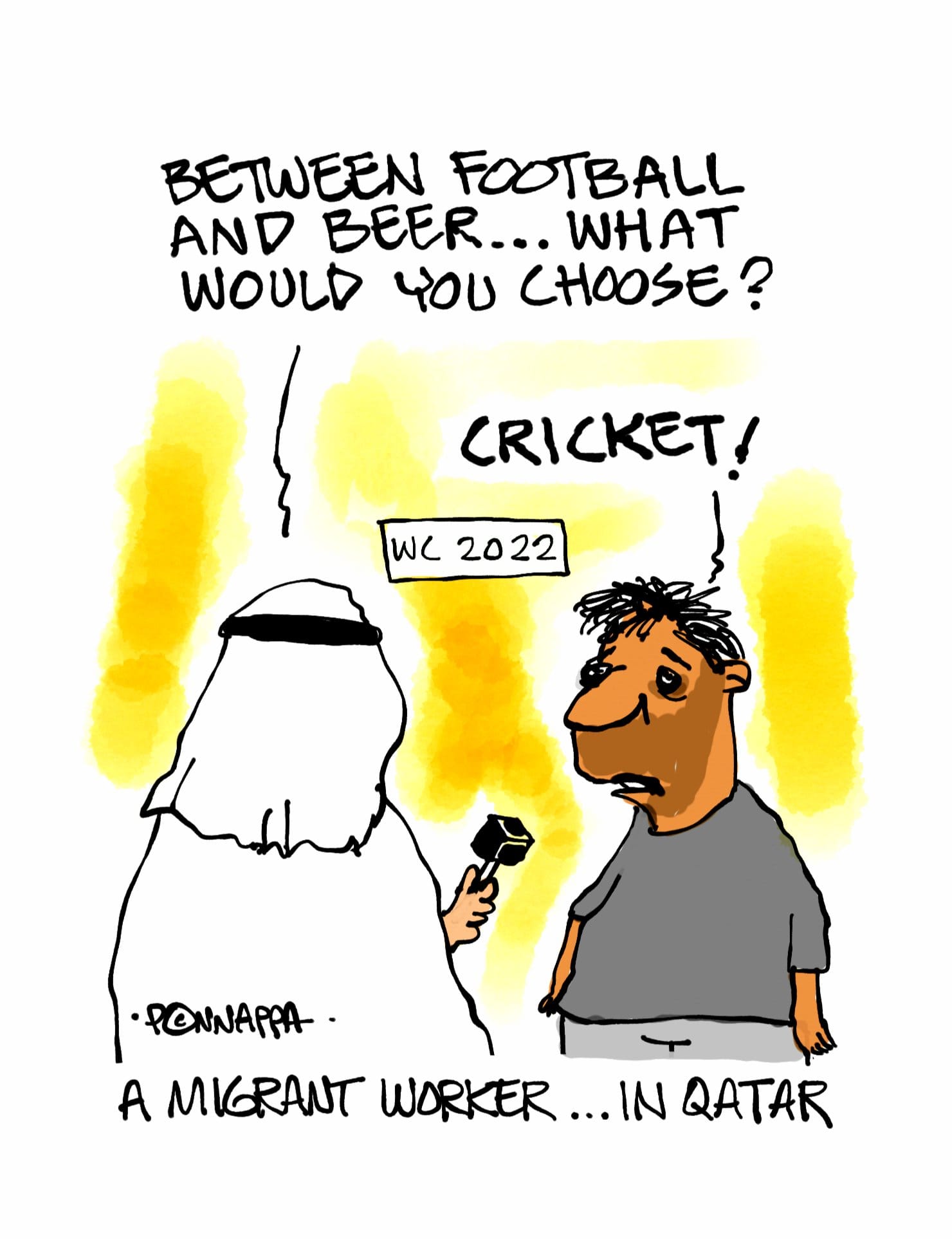 Nala Ponnappa | Twitter/@PonnappaCartoon