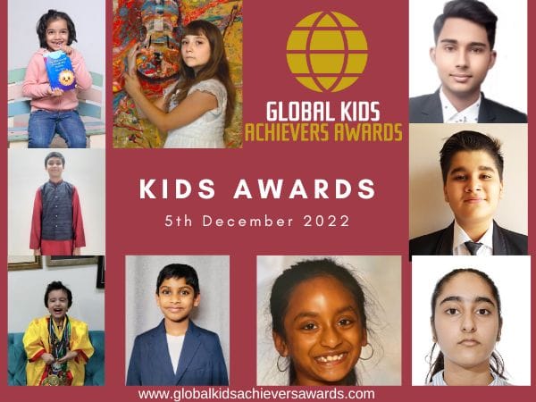 3rd Edition of Global Kids Achievers Awards to be held virtually on December 5, 2022