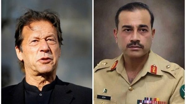 Former Pakistan Prime Minister Imran Khan and Pakistan army chief General Syed Asim Munir (File Image)