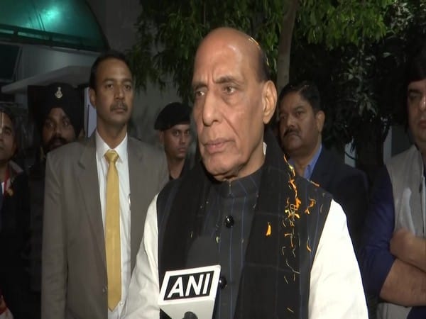Lucknow: Rajnath Singh inaugurates Bangla Bazaar ROB completed 100 days before deadline