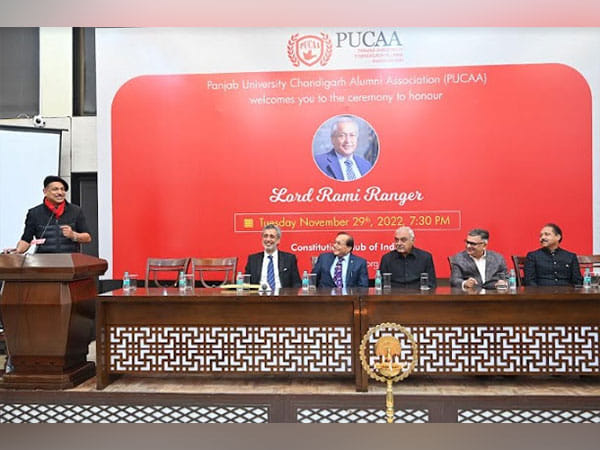 The Panjab University Chandigarh Alumni Association (PUCAA) felicitates its Notable Alumni Lord Rami Ranger