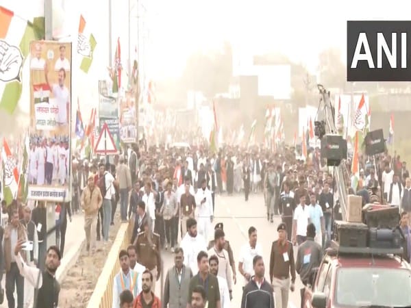 Congress' Bharat Jodo Yatra resumes from Khel Sankul in Rajasthan's Jhalawar 