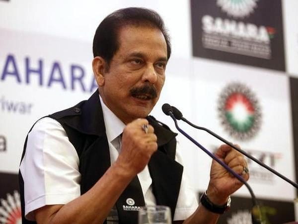 The late Sahara chief Subrata Roy