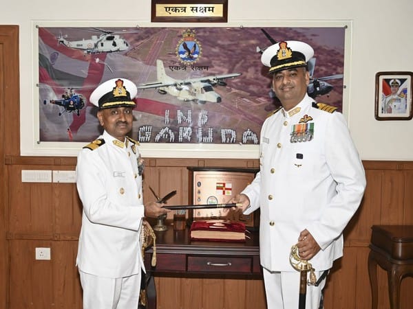 Captain Kodalapuram assumes command of INS Garuda