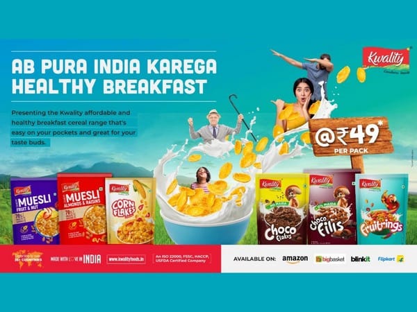 Kwality launches its Zero-Maida Breakfast Cereals at Rs 49 in 6 exciting variants