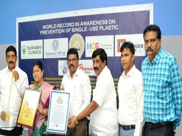 Andhra Pradesh: GVMC enters Wonder Book of Records for pledge against single-use plastic