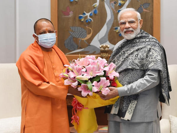 UP CM Yogi Adityanath meets PM Modi in Delhi